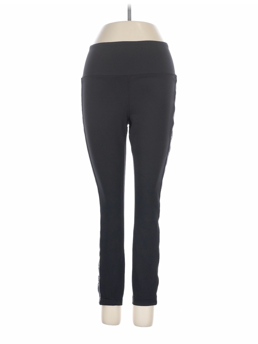 kate spade Black High-Waist Leggings with Side Detail